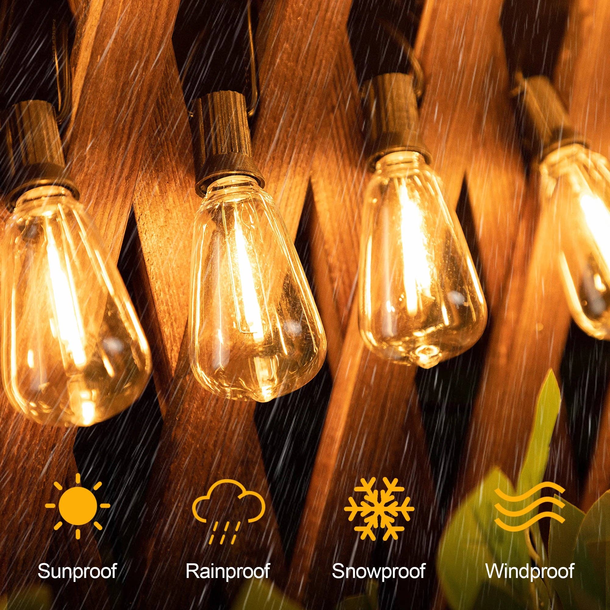 Shatterproof Outdoor String Lights: US