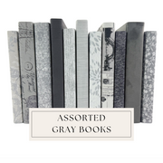 Assorted Gray Book Set- Designer Curated