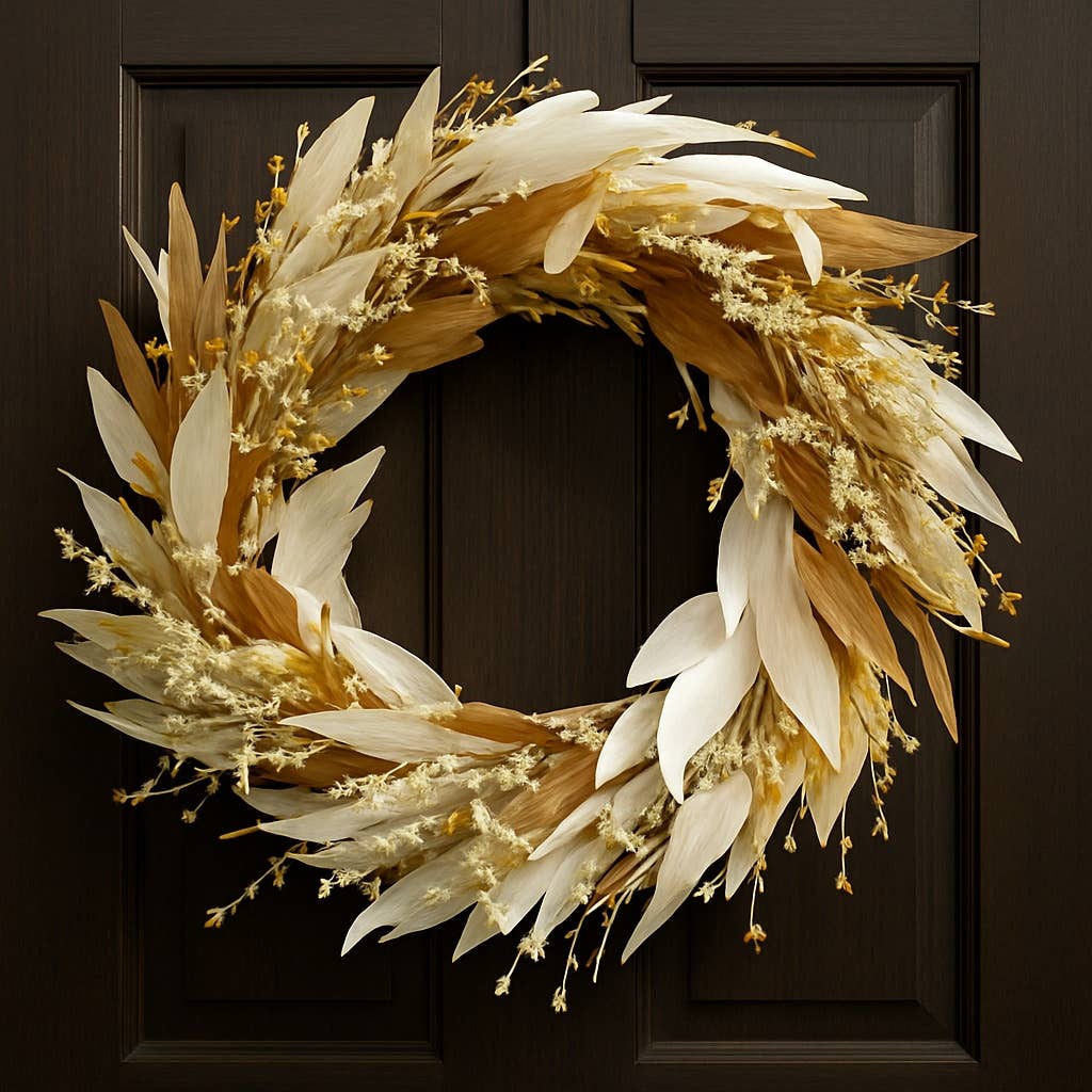 Corn Husk 24in Wreath
