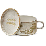 Warm Wishes Stacking Soup Mug With Lid Set