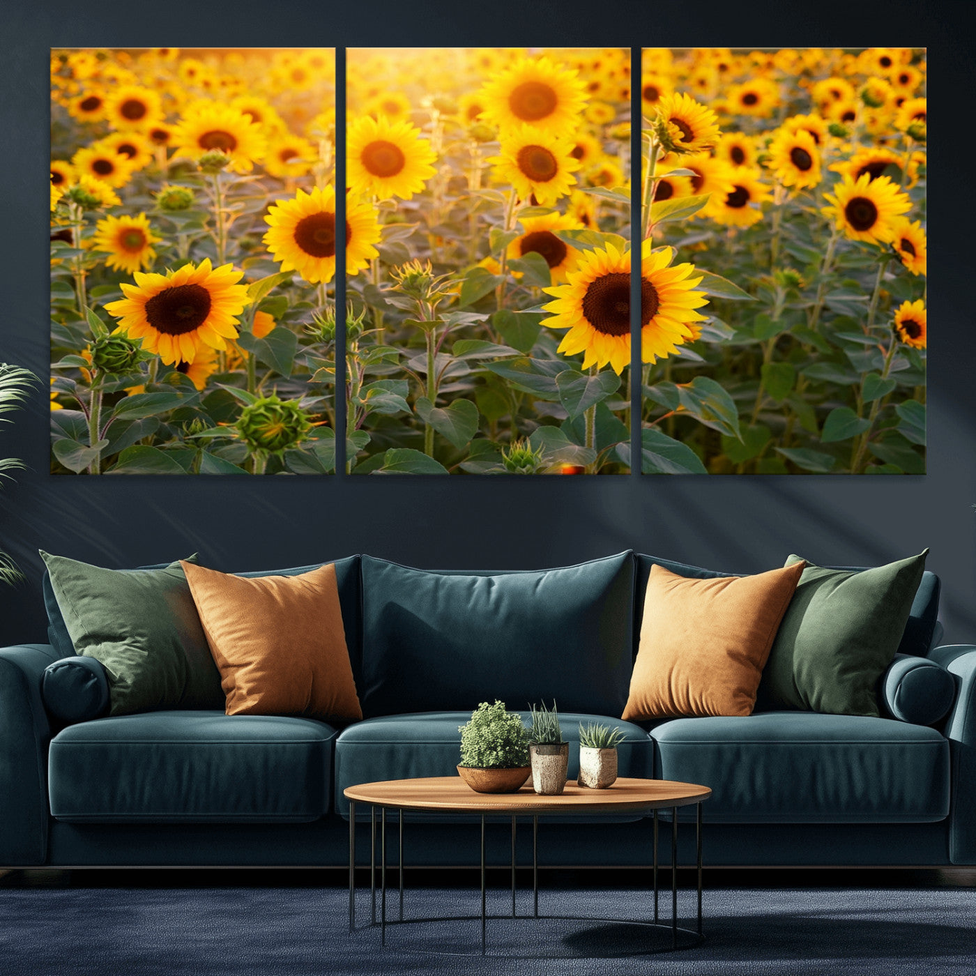 Sunflower Sunshine Wall Art Canvas Print