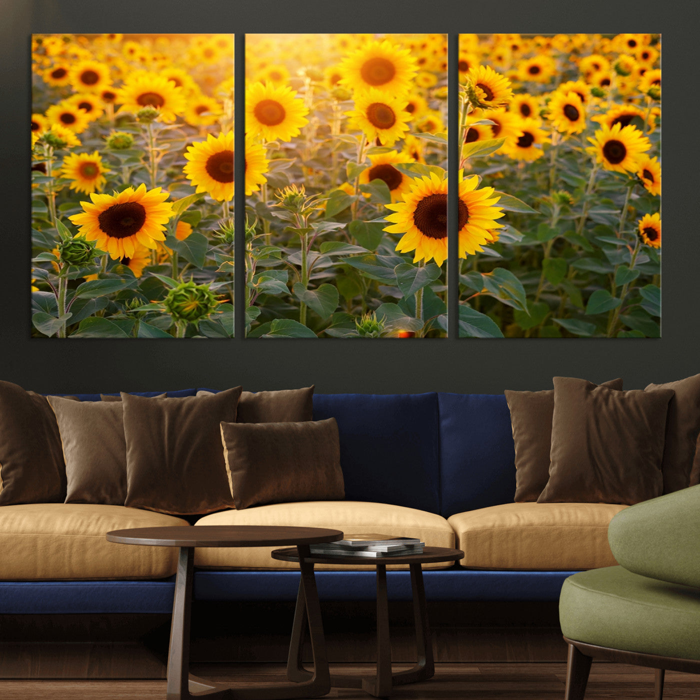 Sunflower Sunshine Wall Art Canvas Print