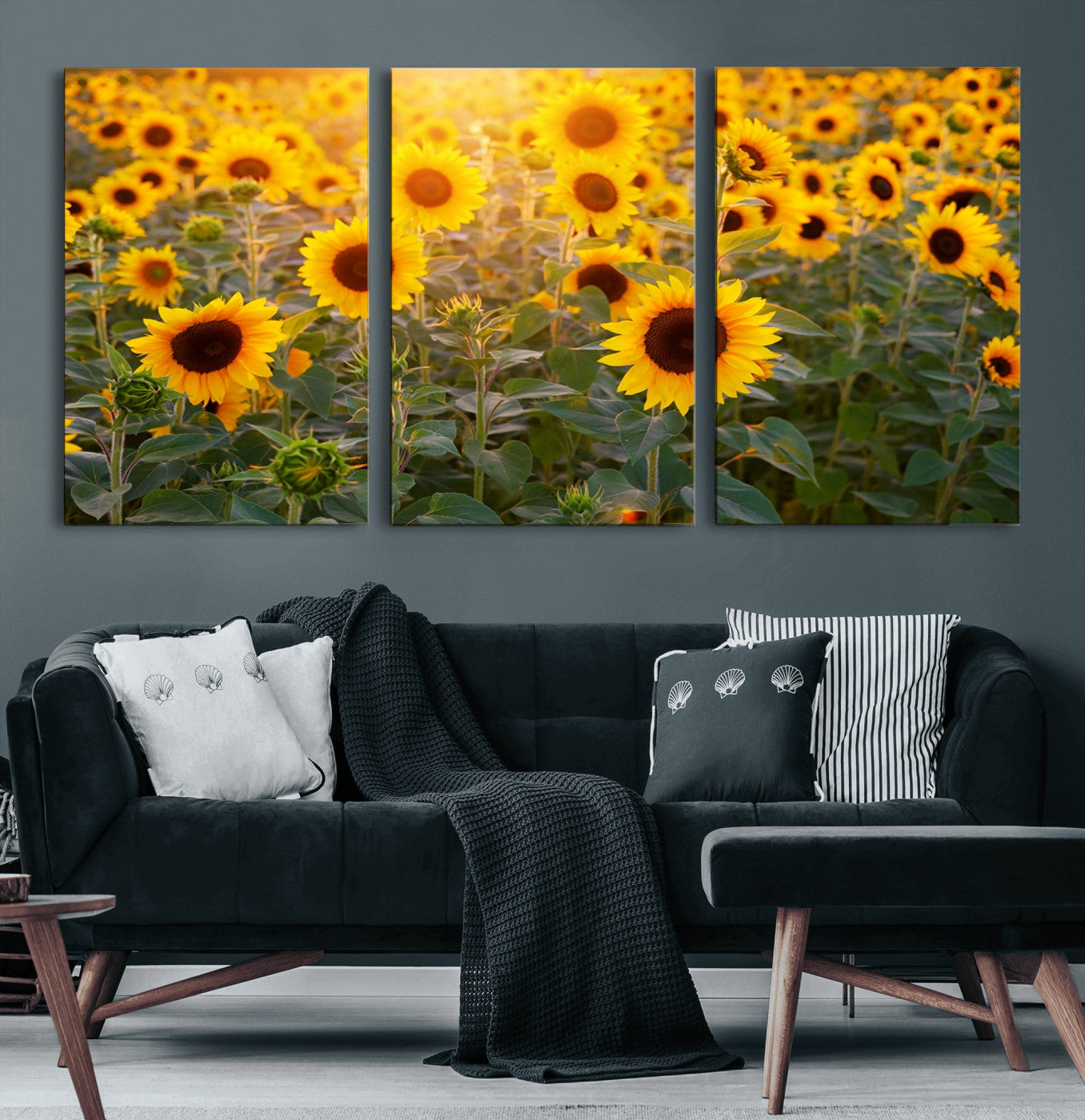 Sunflower Sunshine Wall Art Canvas Print