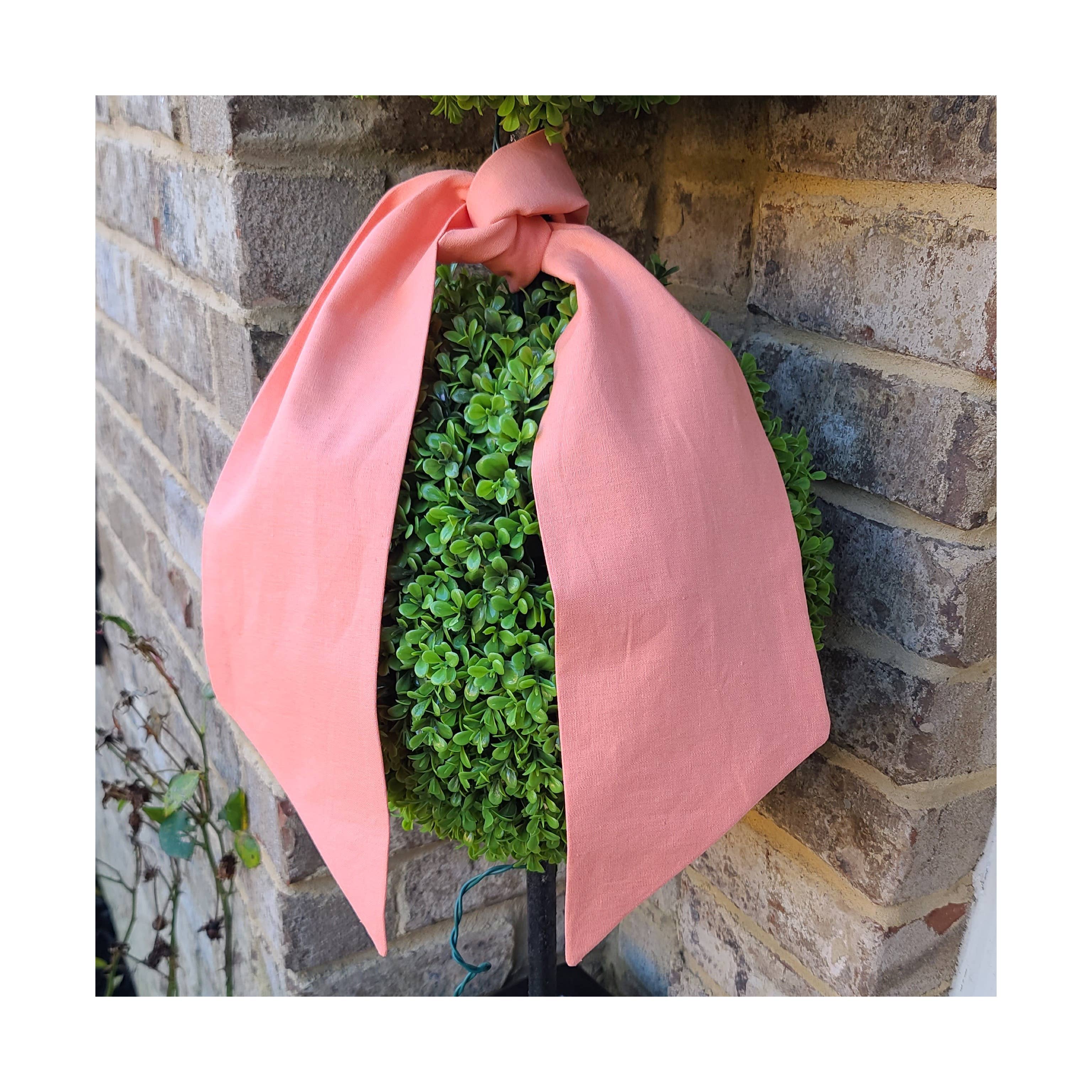 Linen Sashes: Mango / 54 inches