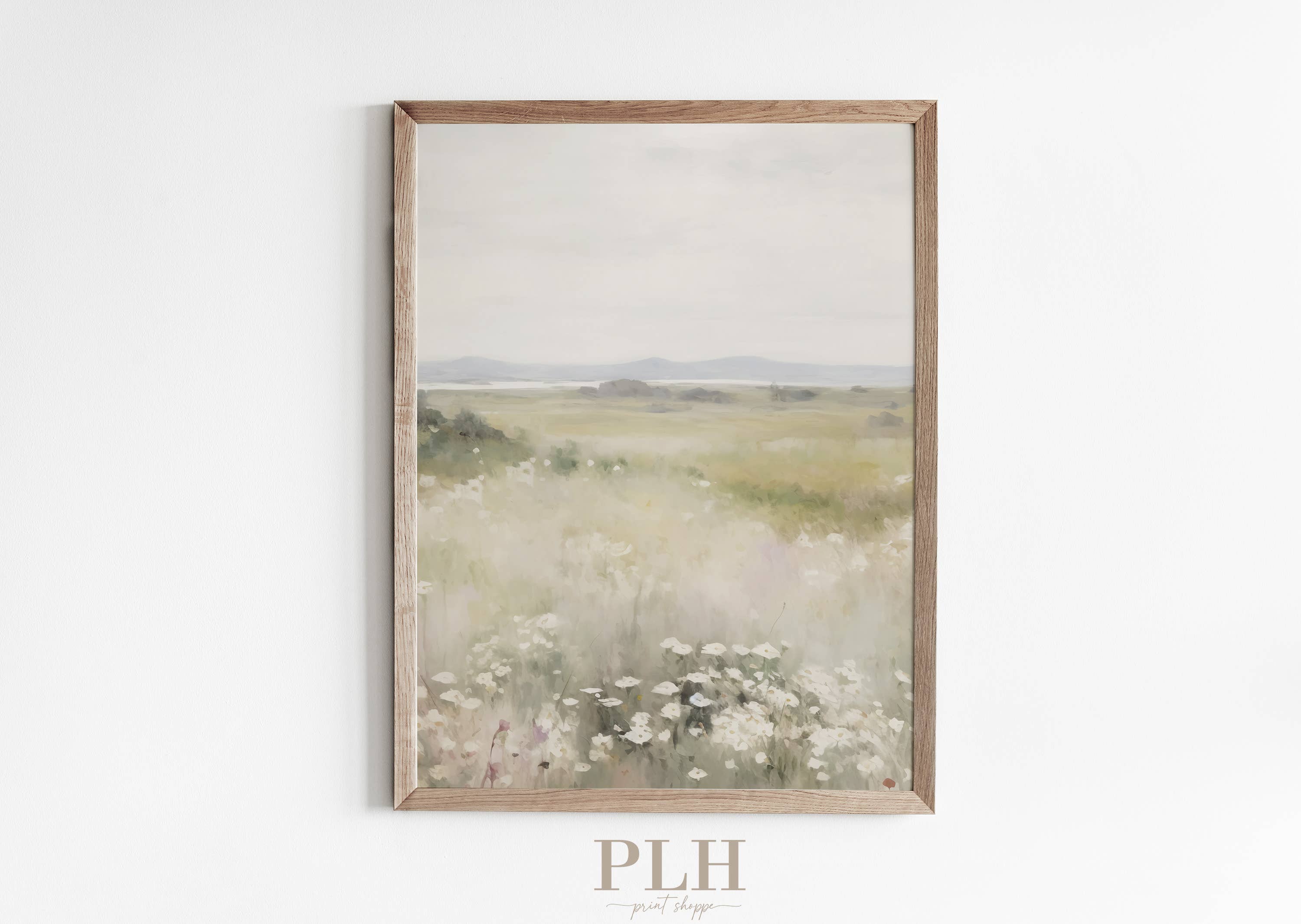 Spring Landscape Premium Quality Art Print: 8" x 10" - Frame Option