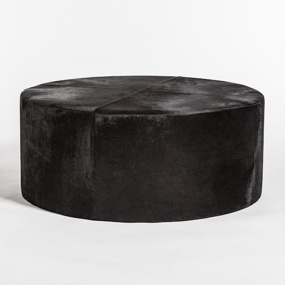 St. Francis Large Leather Ottoman