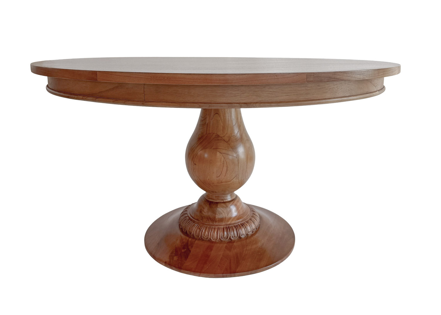 55" Charlotte Pedestal Table (Golden Oak)