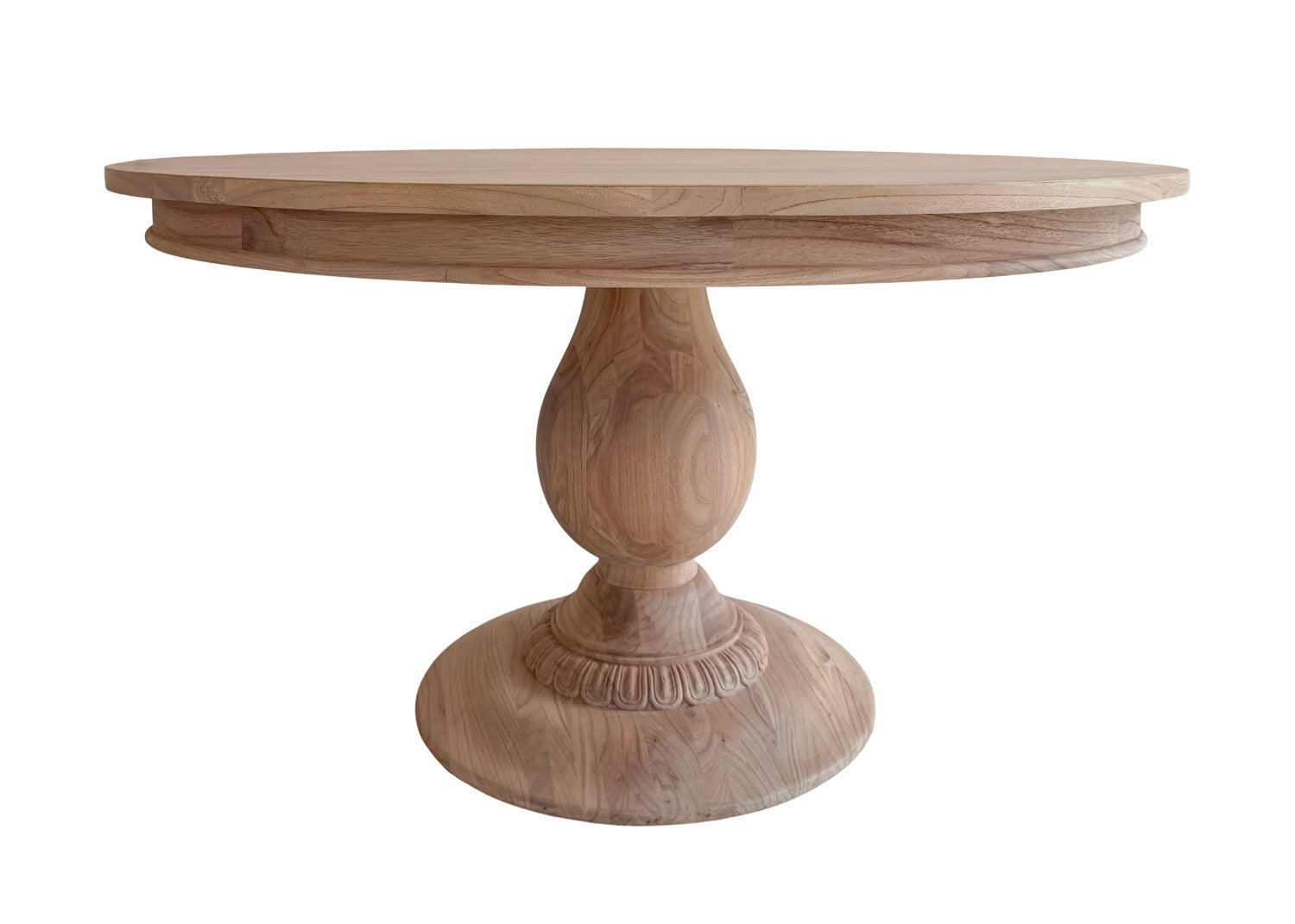 55" Charlotte Pedestal Table (Natural)