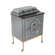 Ansel Three Drawers Wood Nightstand