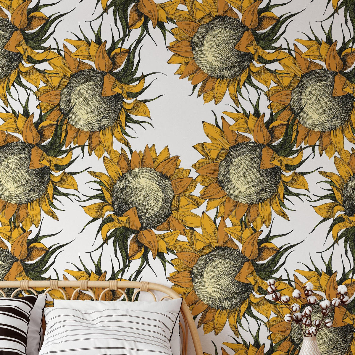 Arie Wallpaper - 10 FT H X 7.9 FT W LUXE