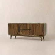 Bosk Wood Fluted TV Stand