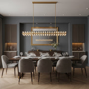 Brach Crystal Rectangular Chandelier