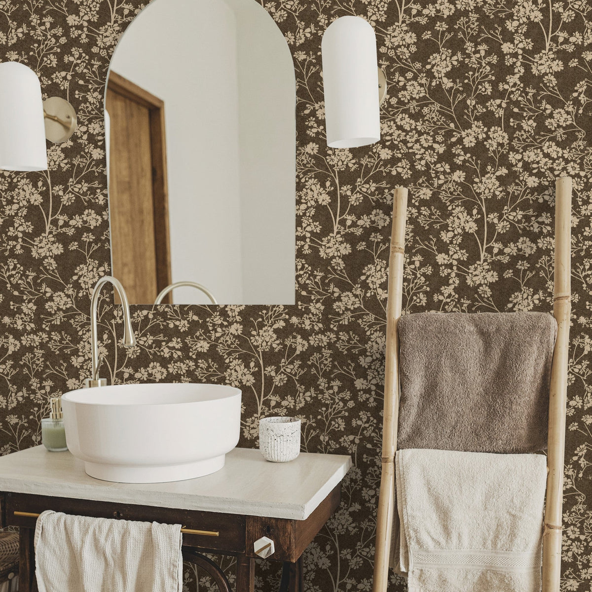 Burnett Wallpaper - 18 FT H X 12.5 FT W LUXE P&S