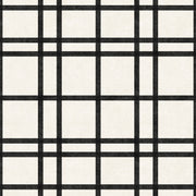 Classic Charcoal Grid Wallpaper