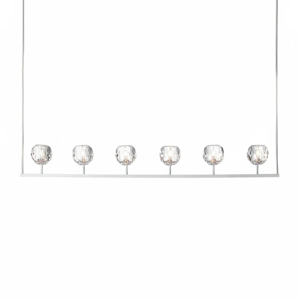 Crystal Ball Linear Chandelier
