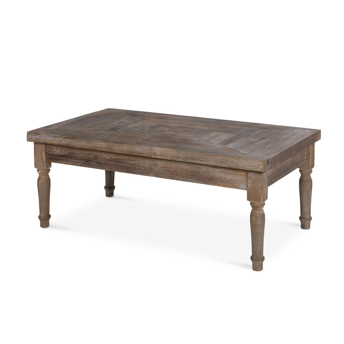 Reclaimed Wood Low Fixture Table | Rustic Accent Furniture
