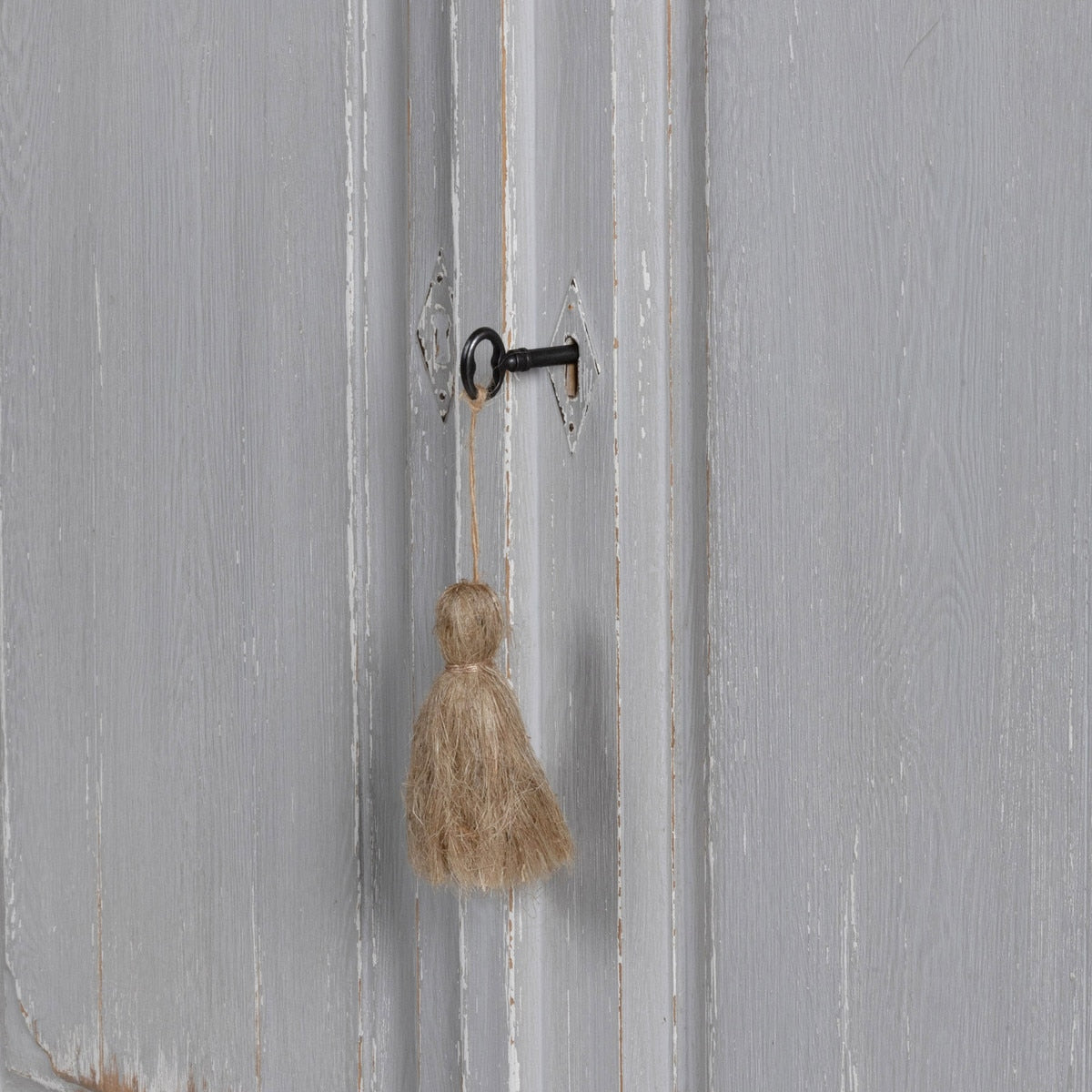 Painted French Sideboard | Distressed Pale Blue-Gray Storage