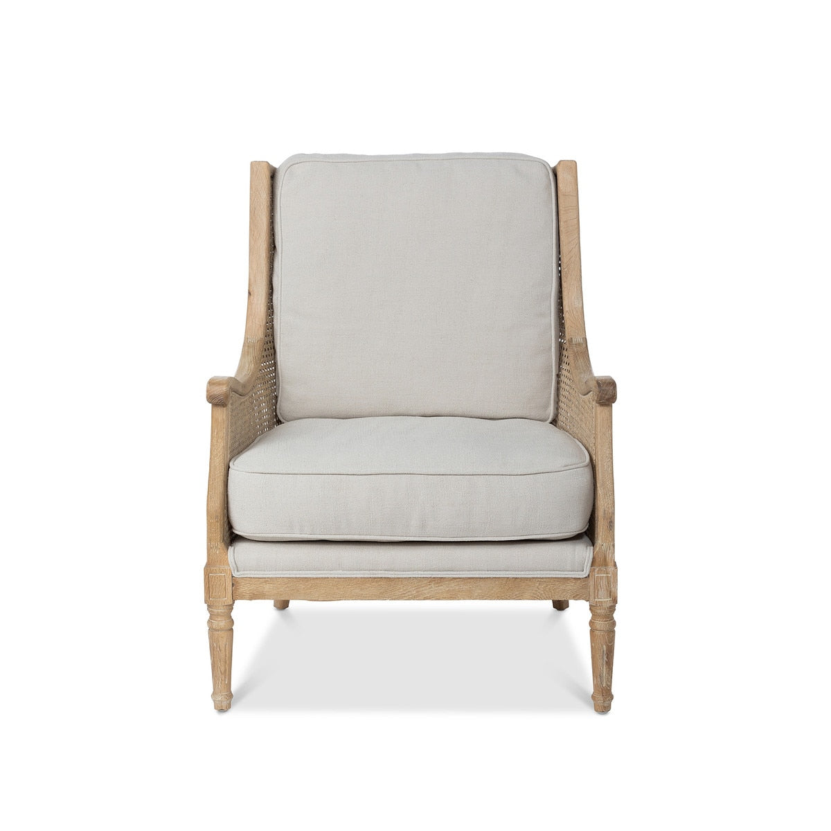 Monica Cane Back Wing Chair | Elegant Vintage-Inspired Seating