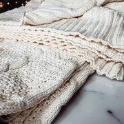 Sweater Like Vegan Cotton Throws