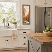 Fall Shows Us How Beautiful Change Can Be Wall Art – Narrow Portrait Autumn Decor (SN784)