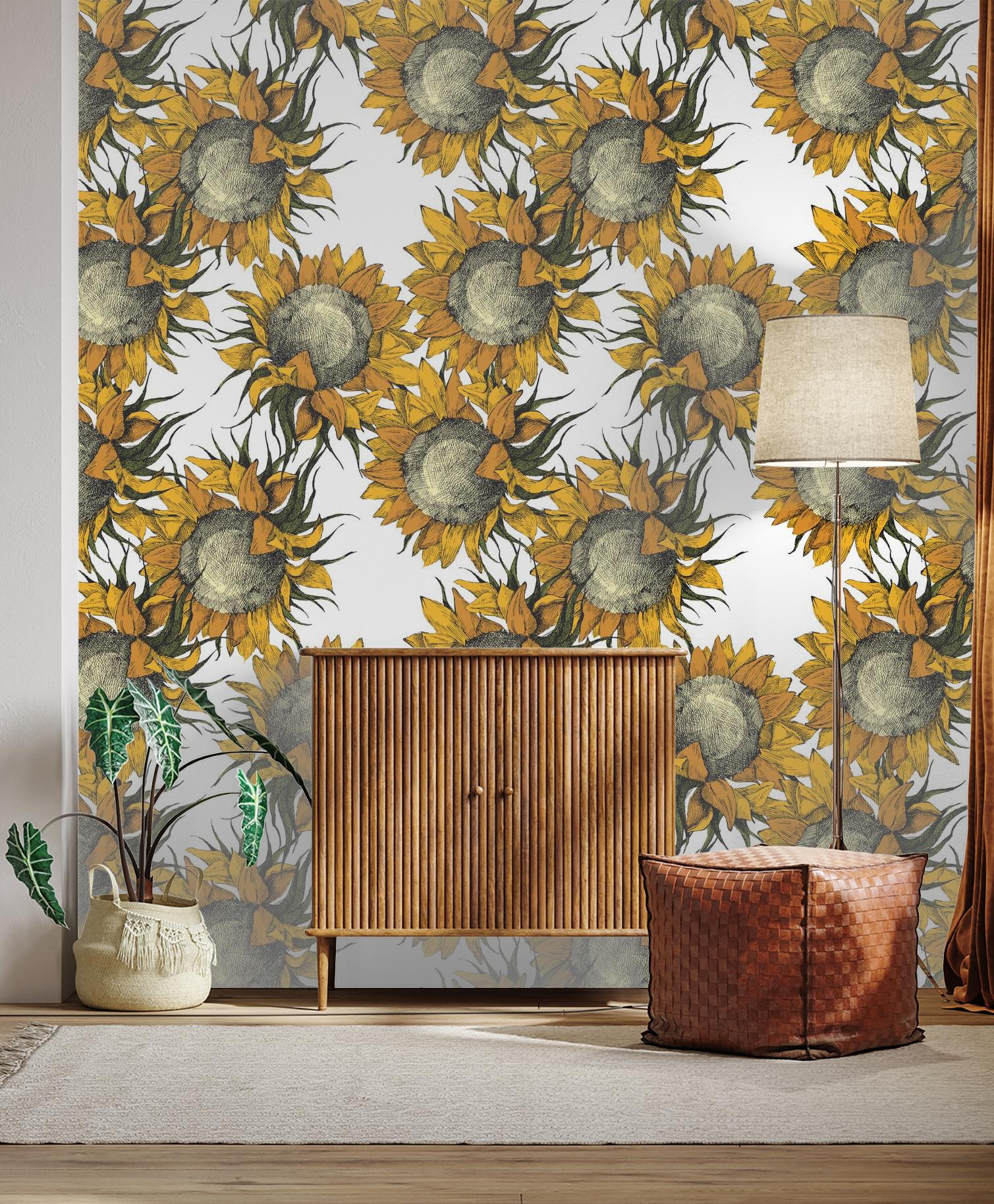 Arie Wallpaper - 10 FT H X 7.9 FT W LUXE
