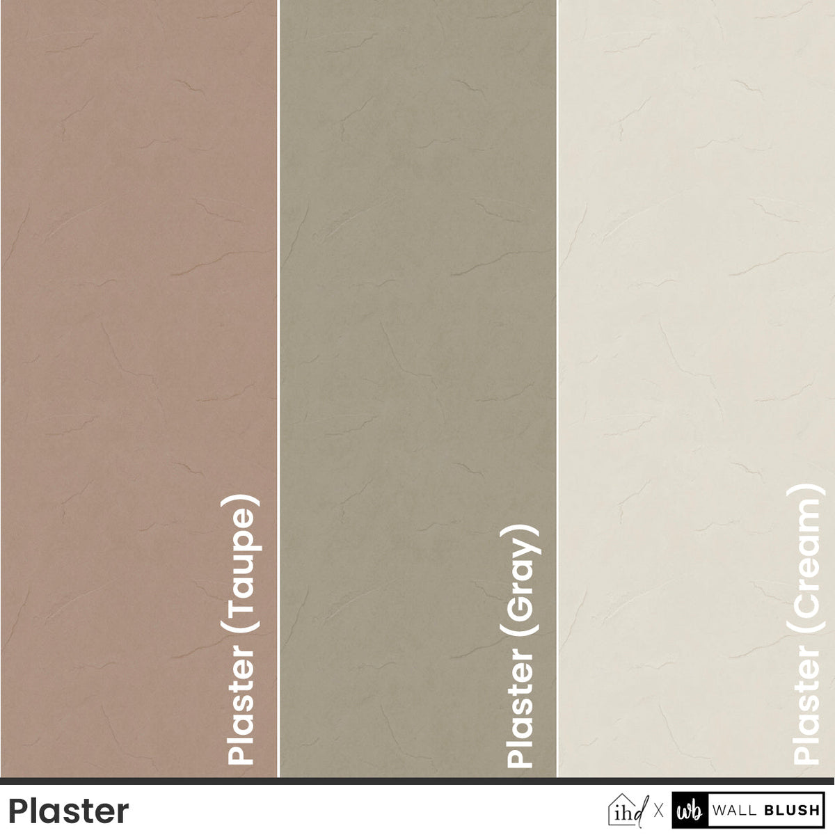 Plaster (Gray) Wallpaper