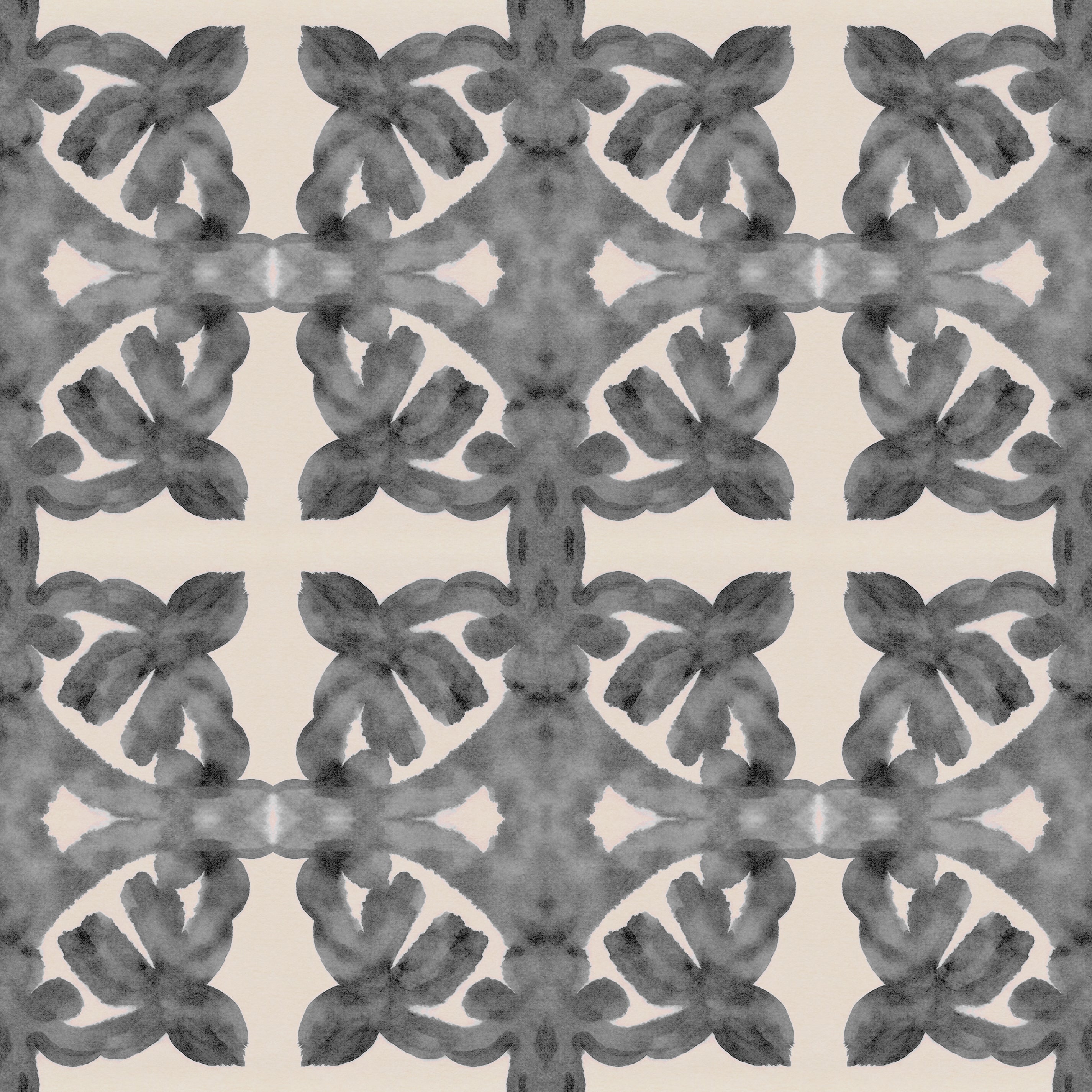 Jagger Damask (Black) Wallpaper