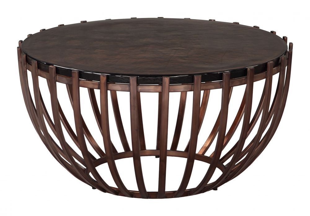 Kafig Iron Frame Round Coffee Table