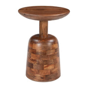 Kelk Wooden Brown Side Table