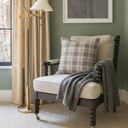 Luma Vintage Plaid Textured Pillow Cover