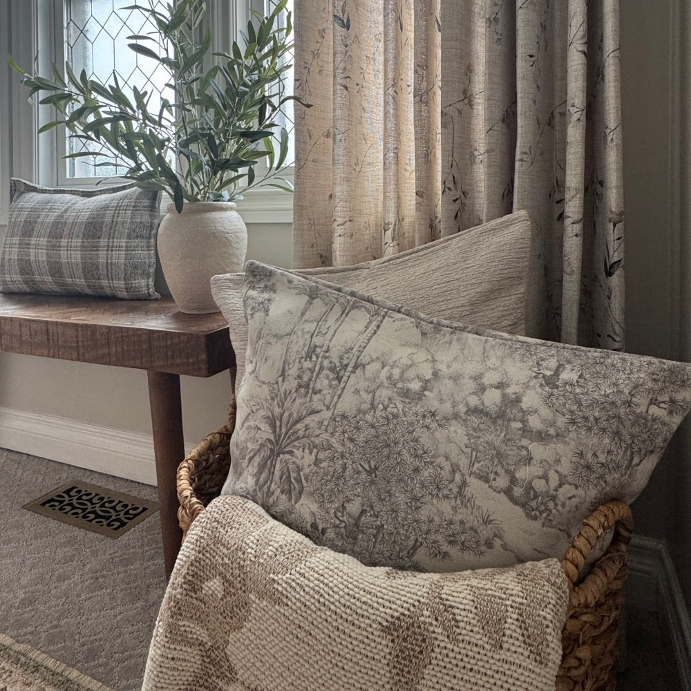 Fable Toile Scenic Pillow Covers