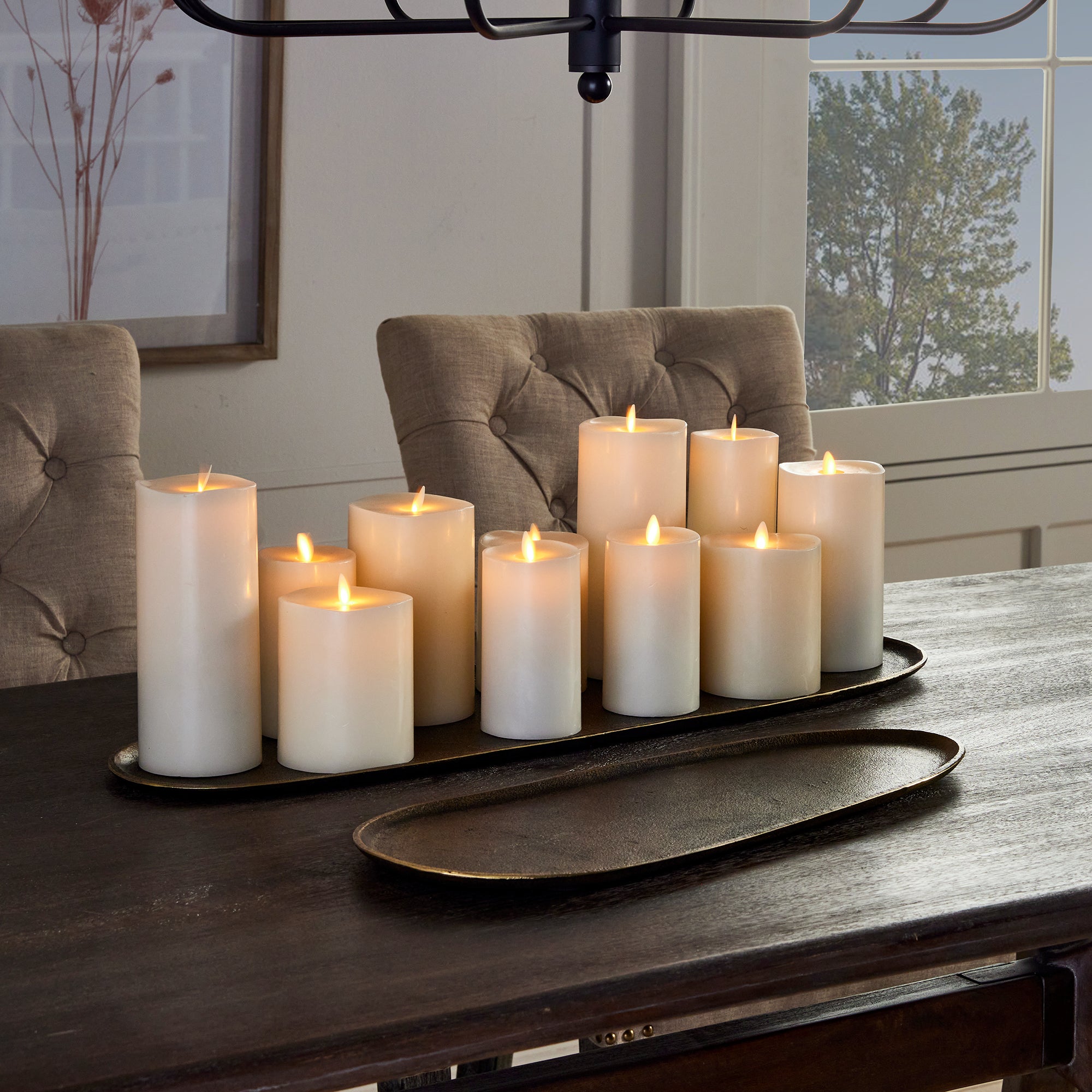 ROSALINE DECORATIVE TRAYS, SET OF 2