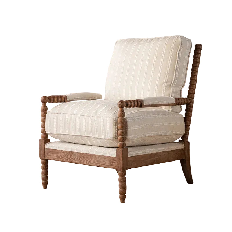 Chalk 1930 Spool Accent Chair