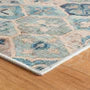 Pali Bllue Machine Washable Rug