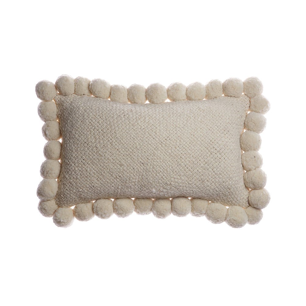 Boho Pom Pom Pillow