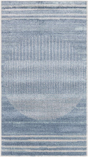 Thad Blue Washable Area Rug - Clearance