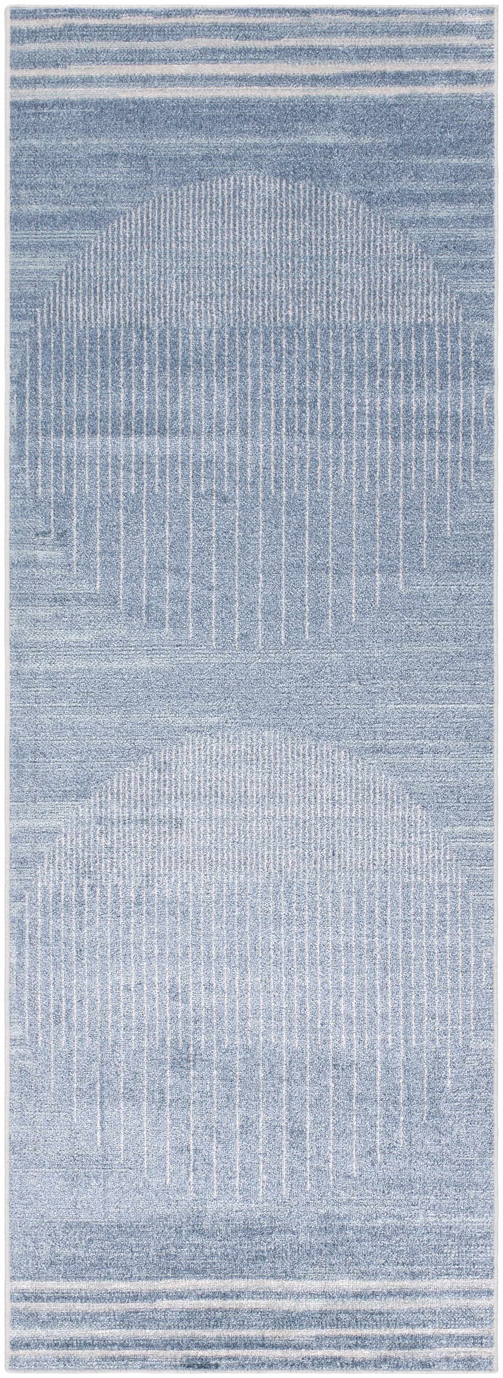 Thad Blue Washable Area Rug - Clearance