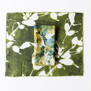 Porto Print Olive & Green Marble Mix + Match Linen Set | Goldie Home