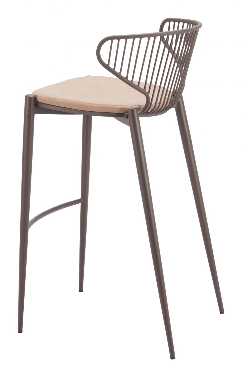 Silues Faux Leather Barstool 2PC