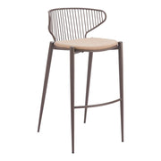 Silues Faux Leather Barstool 2PC