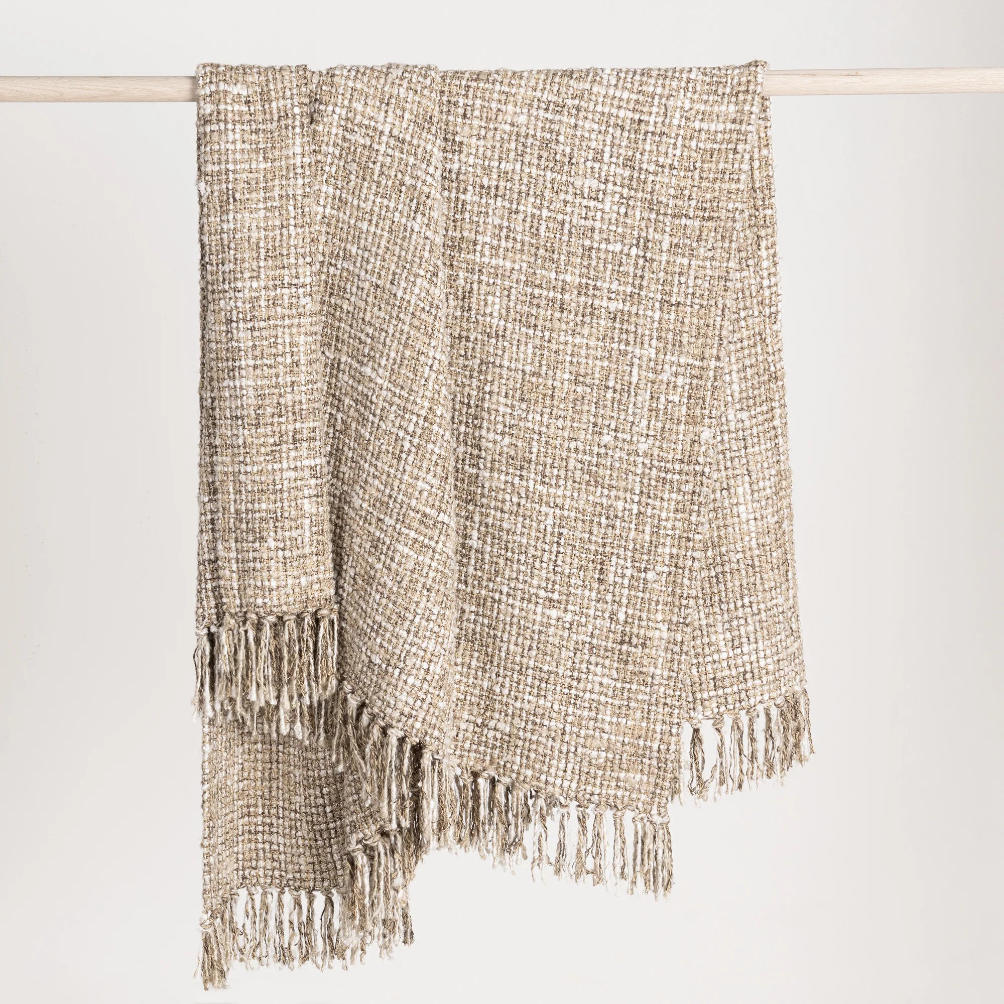 TC Porter 50x70 Throw - Natural/Ivory