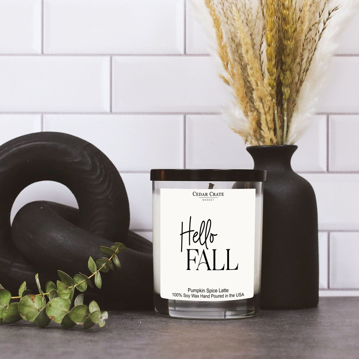 Fall Candles - Hello Fall Autumn Home Decor and Gifts