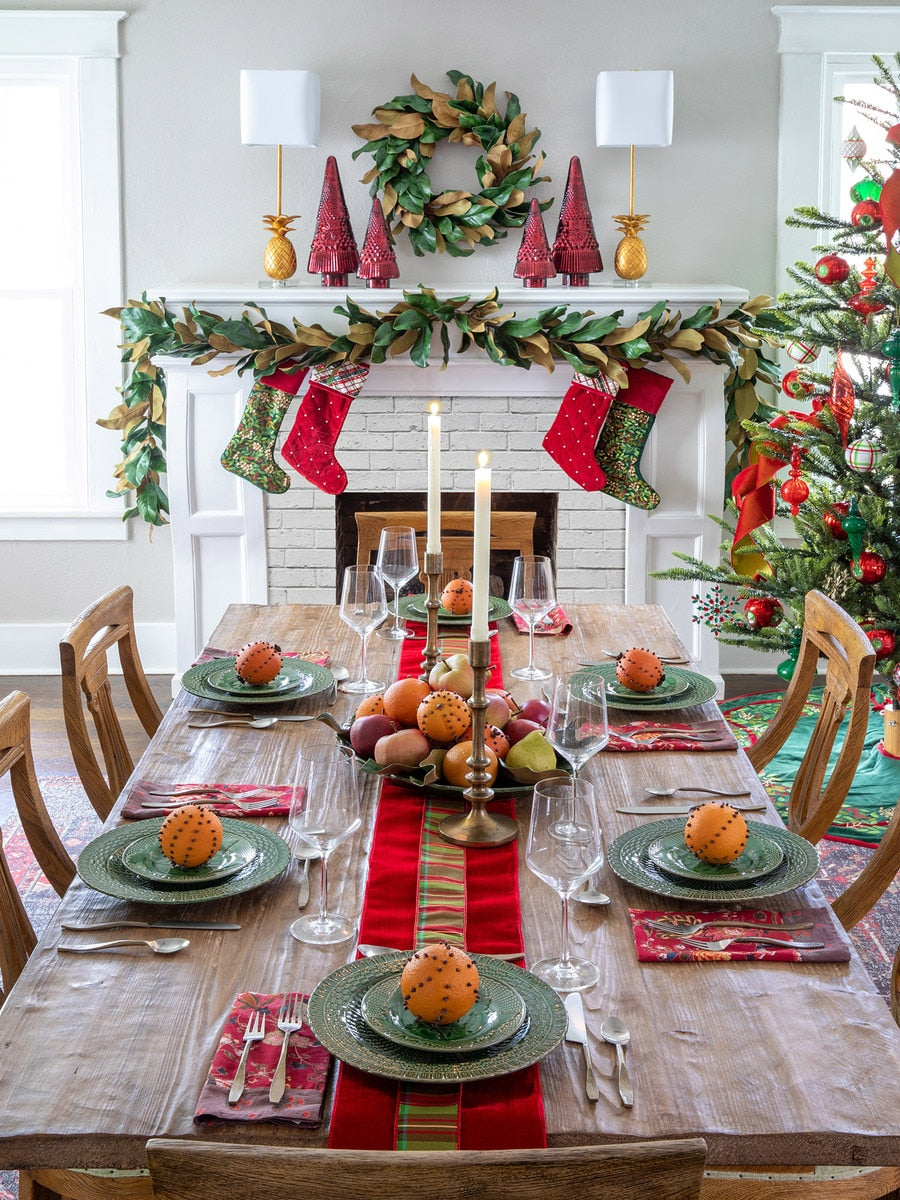 Festive Red Glass Christmas Tree 18” | Elegant Holiday Décor