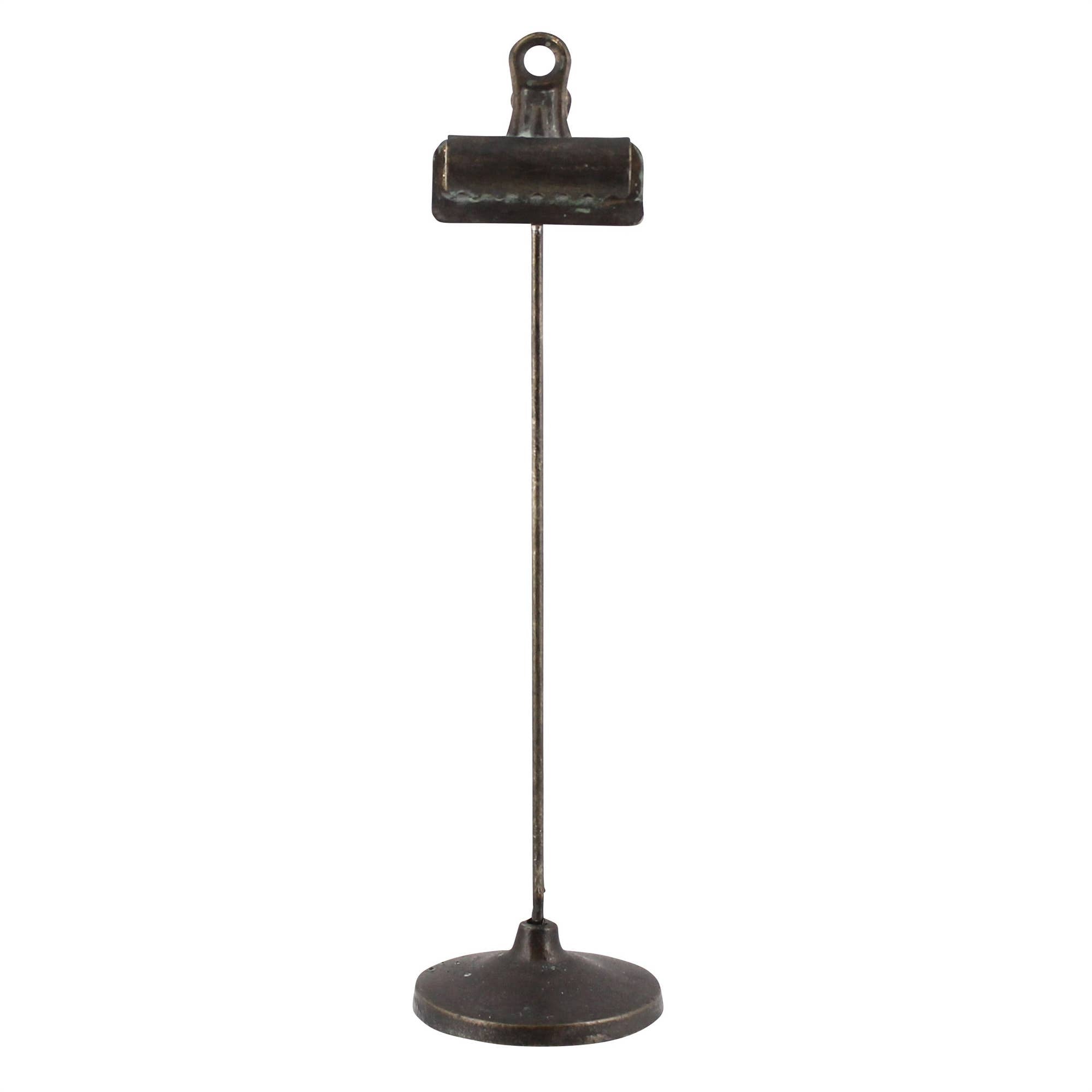 Bookkeepers Clip on Stand, Metal - Lrg - Black