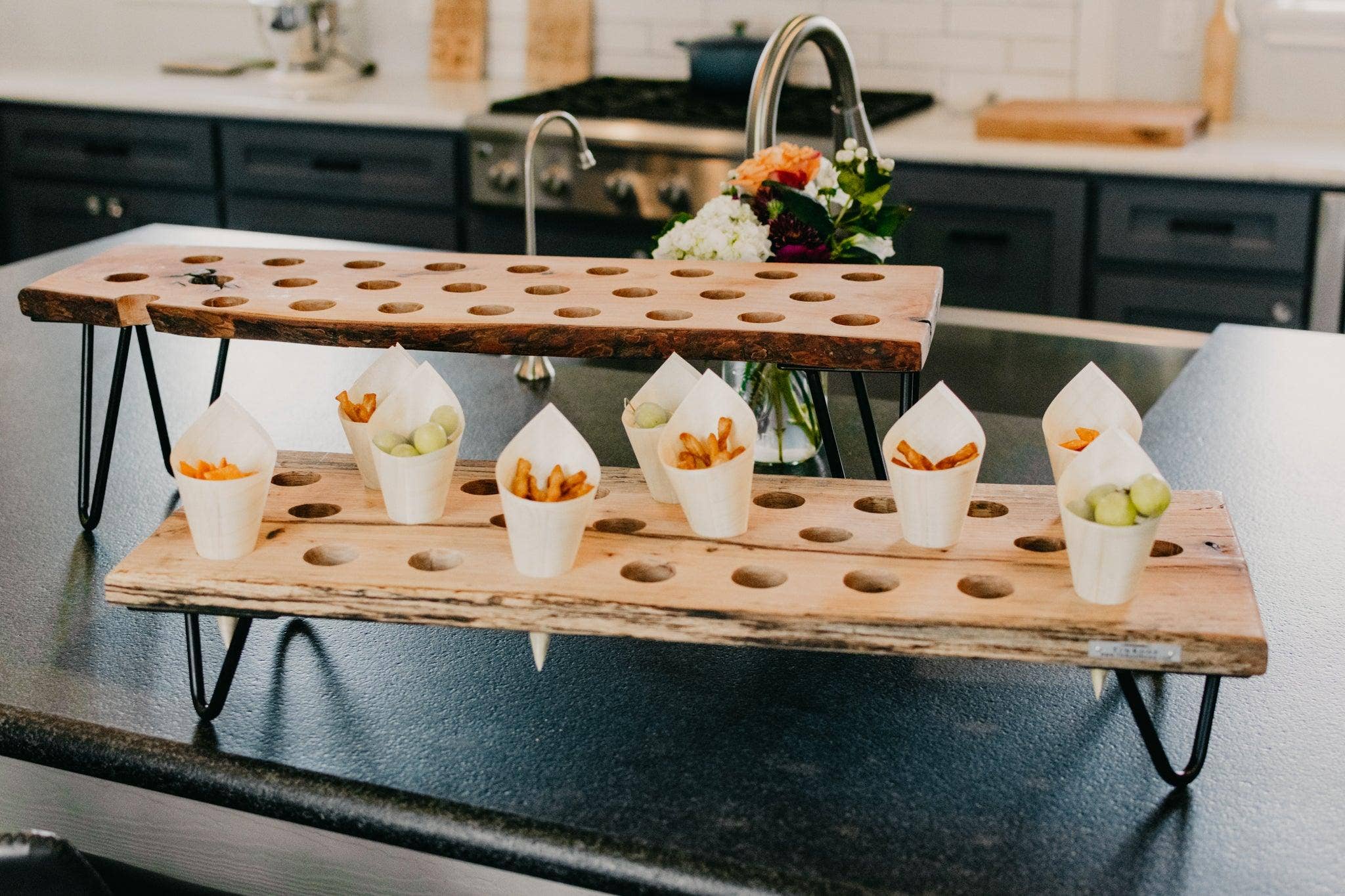 Charcuterie Cone Stand: 8" Hair Pin Legs