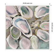 Sylvie Oyster Roast Framed Canvas by Mary Sparrow
