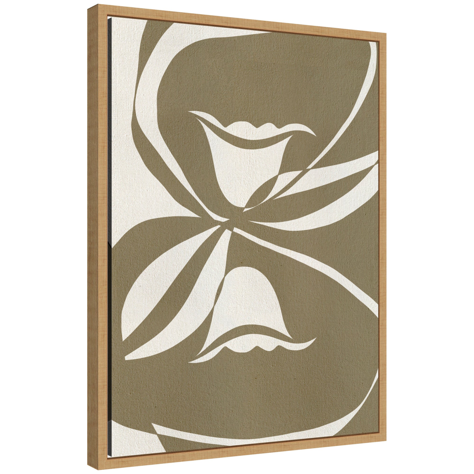Sylvie Bound by Beauty 2 Framed Canvas by Shatha Al Dafai