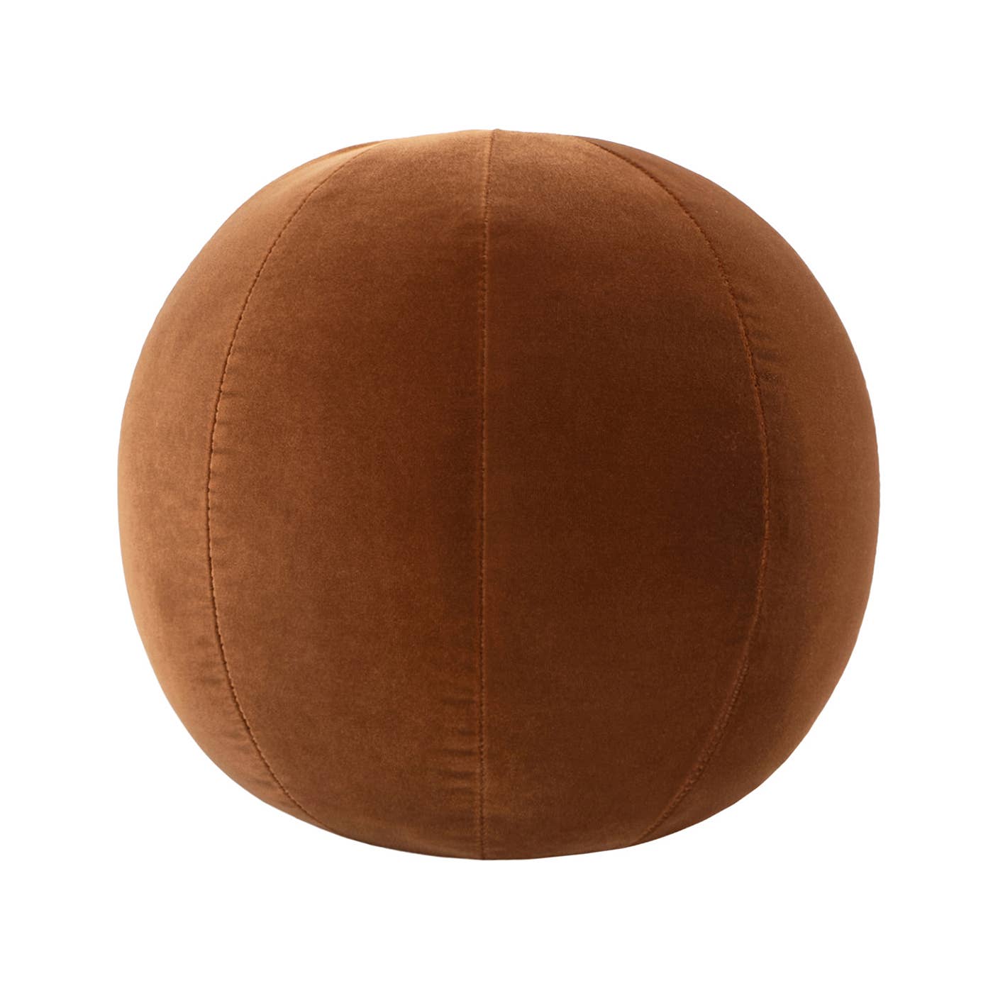Luna 12" Round Sphere Accent Ball Throw Pillow: Olive Green