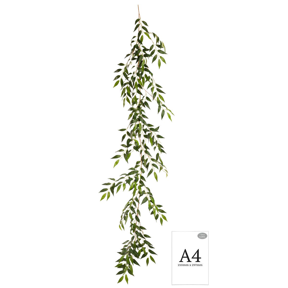 6' Ruscus Garland Green