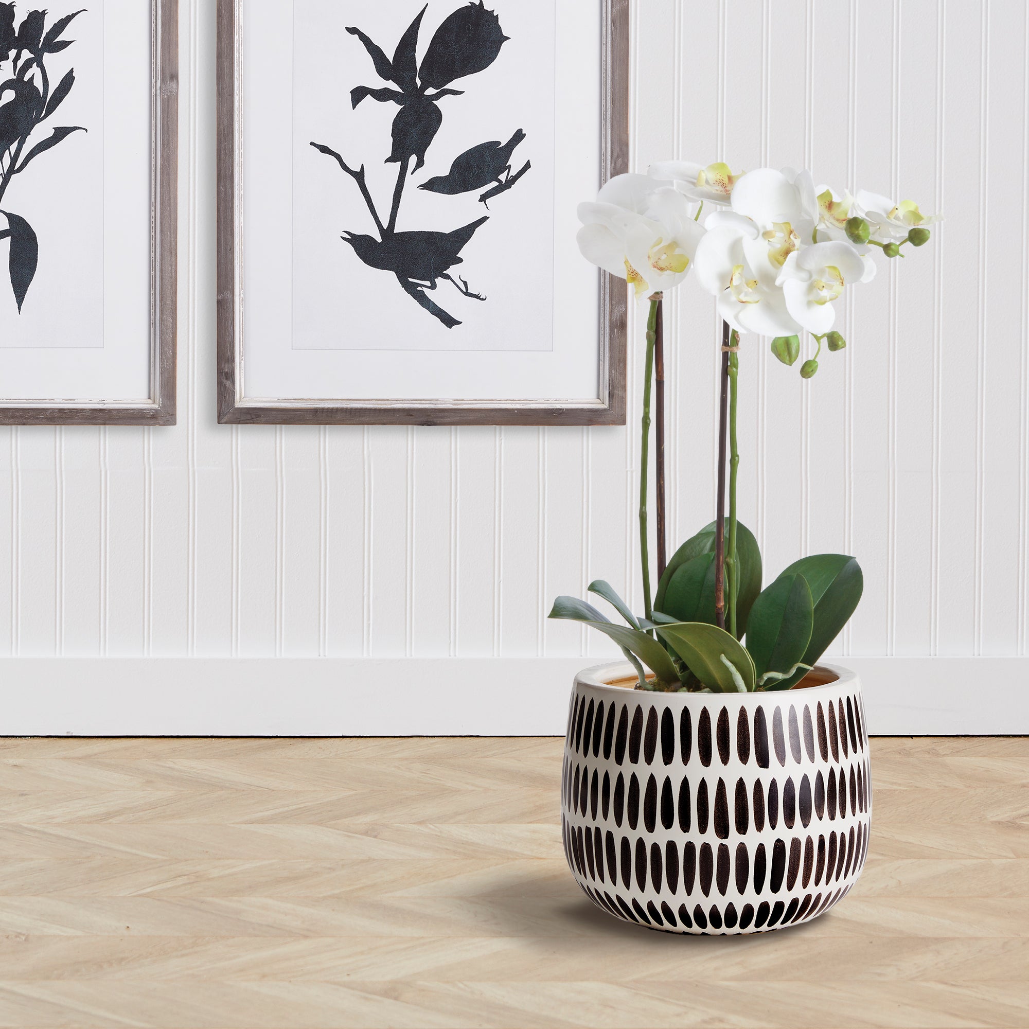 UMA HAND-PAINTED POT SMALL